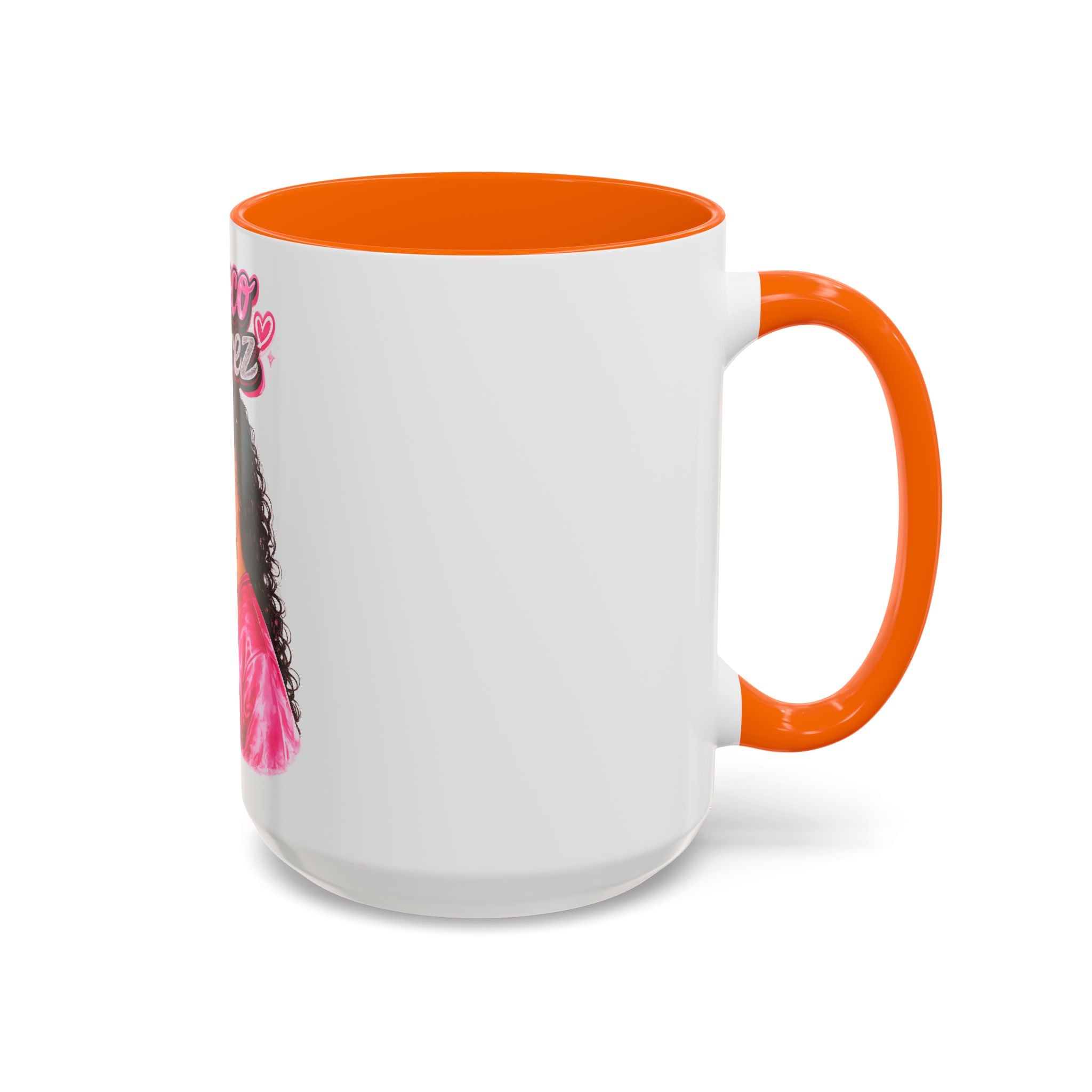 Accent Coffee Mug — 'Nenuco Suarez' Retro Pop Portrait Coffee Mug (11/15oz)