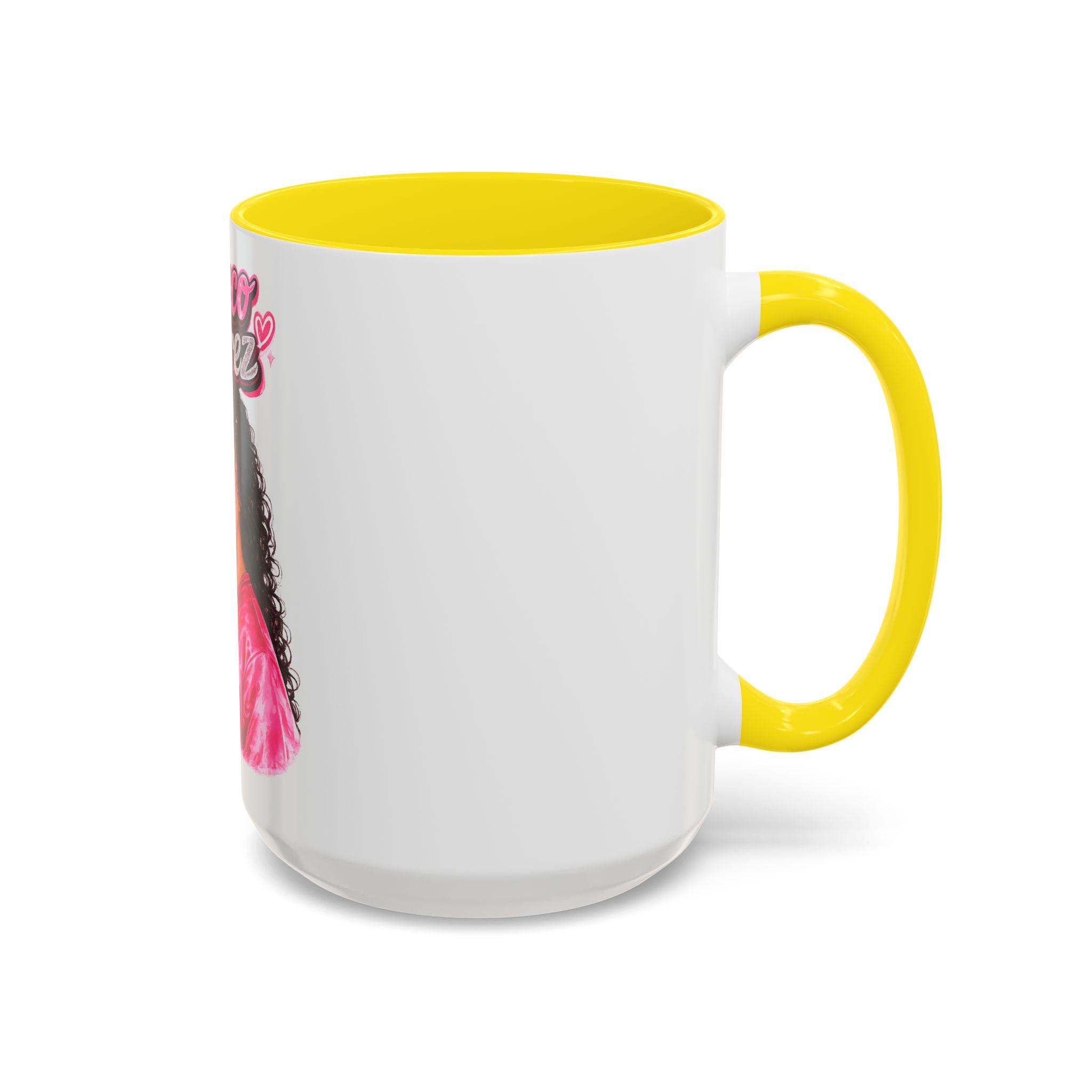 Accent Coffee Mug — 'Nenuco Suarez' Retro Pop Portrait Coffee Mug (11/15oz)