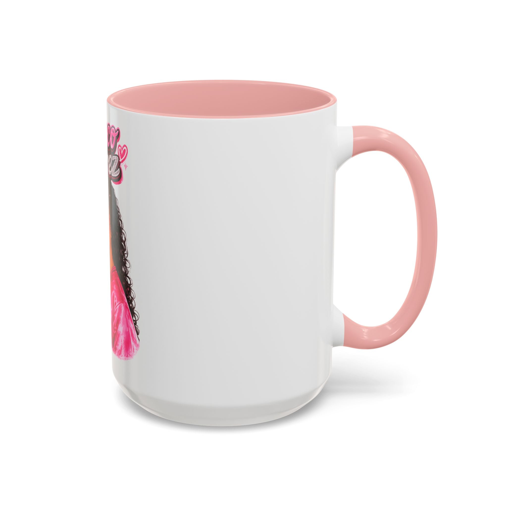Accent Coffee Mug — 'Nenuco Suarez' Retro Pop Portrait Coffee Mug (11/15oz)