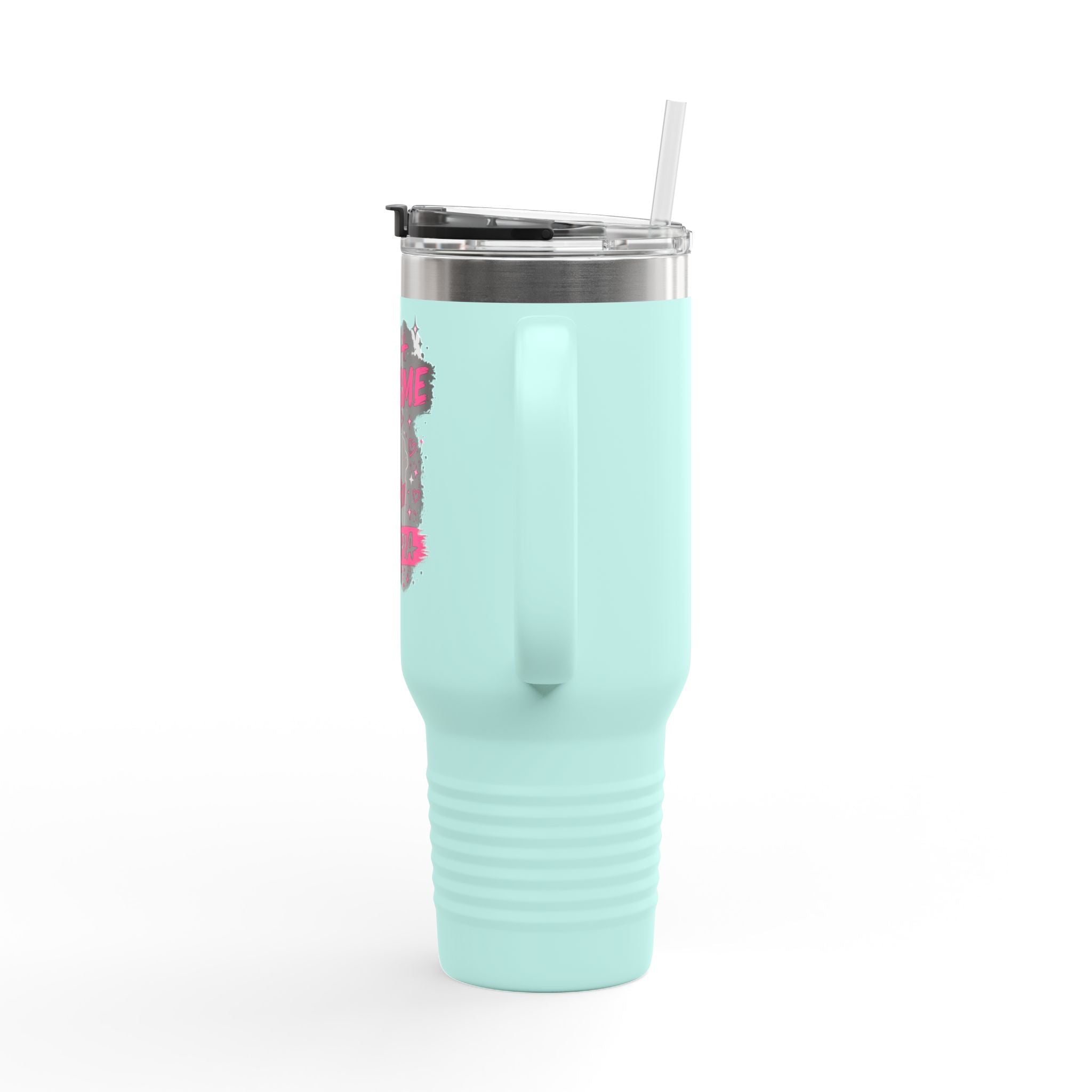 Insulated Travel Mug — “Café Chisme Terapia” 40oz Stainless Steel Tumbler