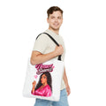 Nenuco Suarez Portrait Tote Bag — Pink Glam Artist Illustration Tote